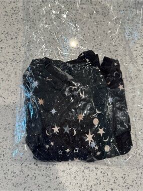 Kyte BABY Black Star & Moon Print Kids Pajama Set